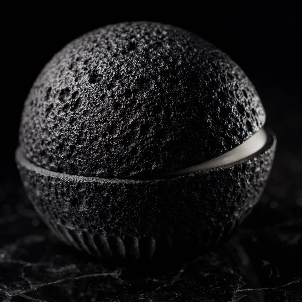 Narbild pa vulkansten tallrik textur och hantverk fran Lavaplatta